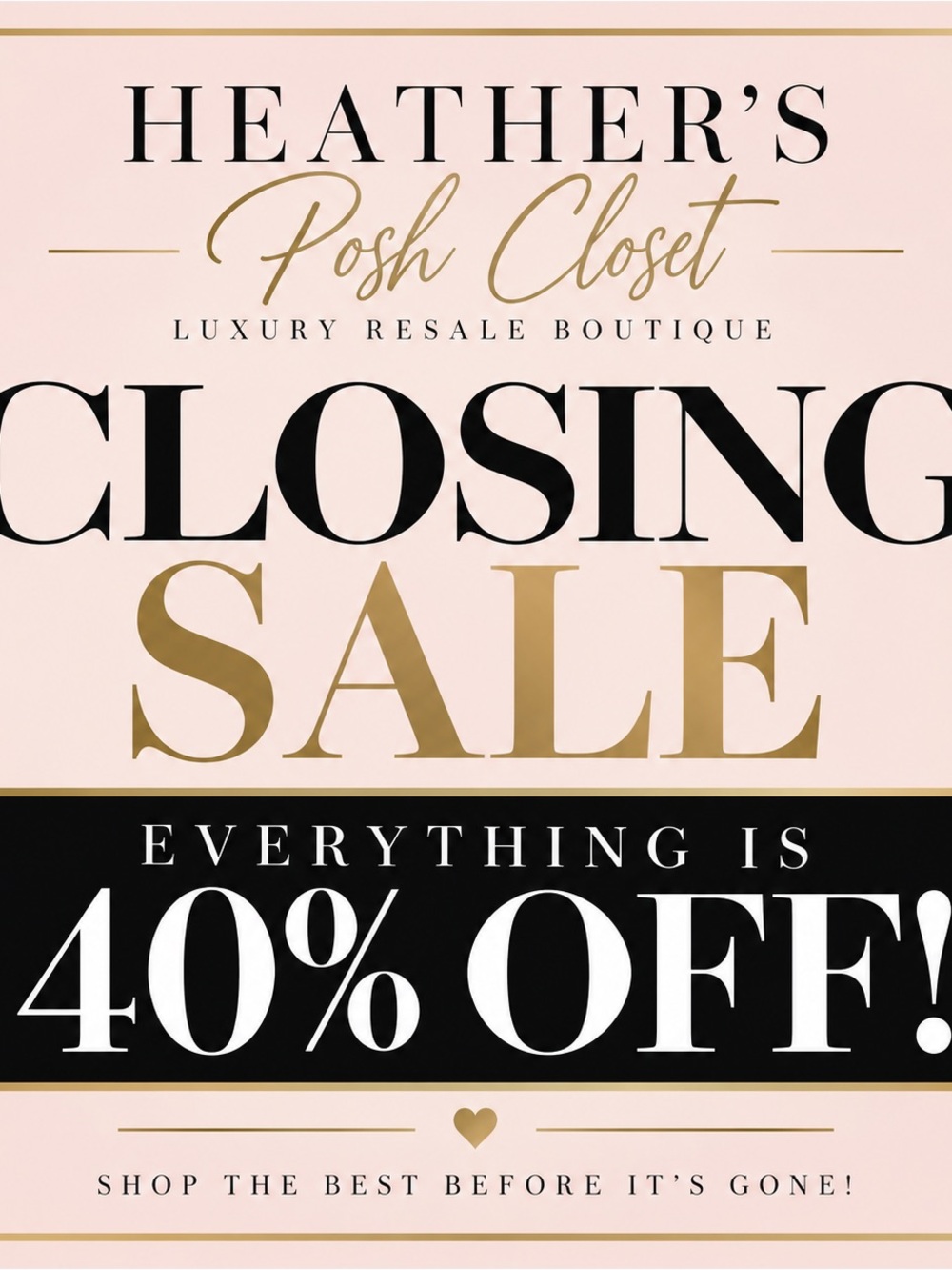 Poshmark Closet closing!